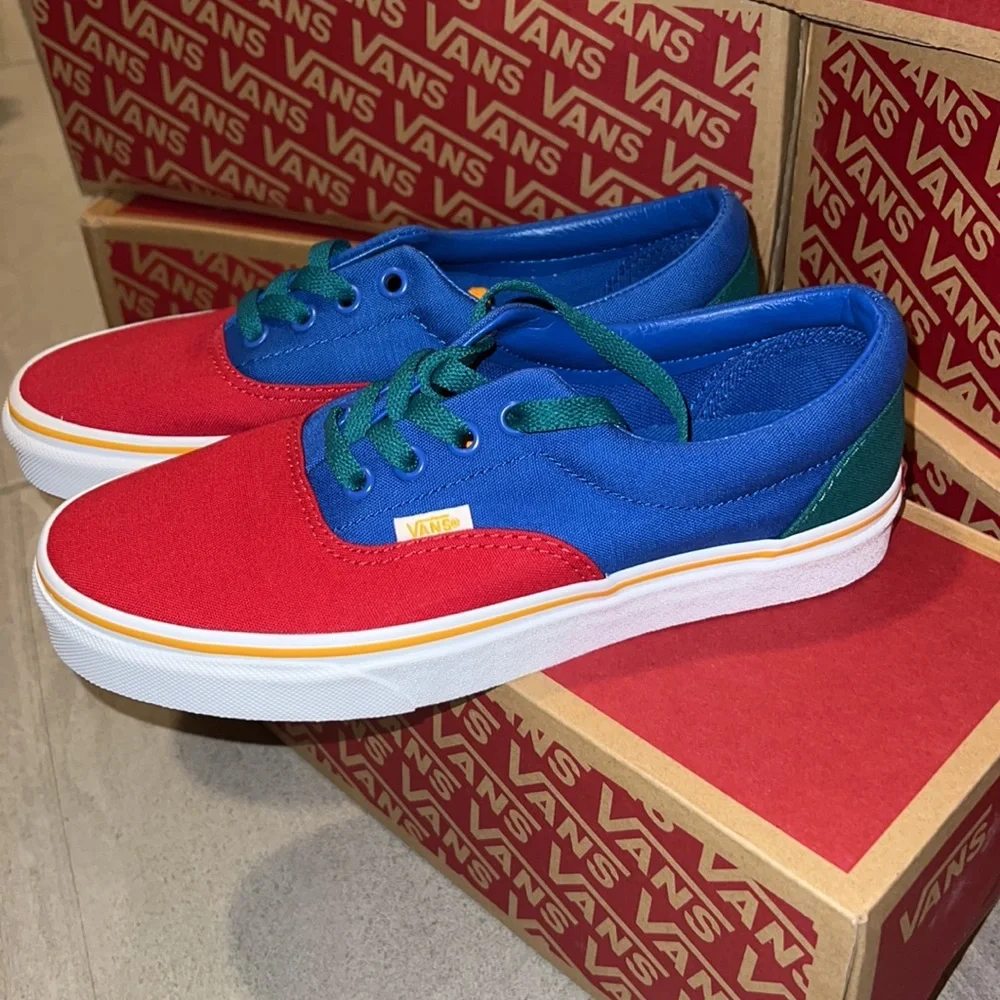 🛴 VANS ERA PRIMARY COLORS BLOCK SHOES ✌🏻 - Picture 9 of 12